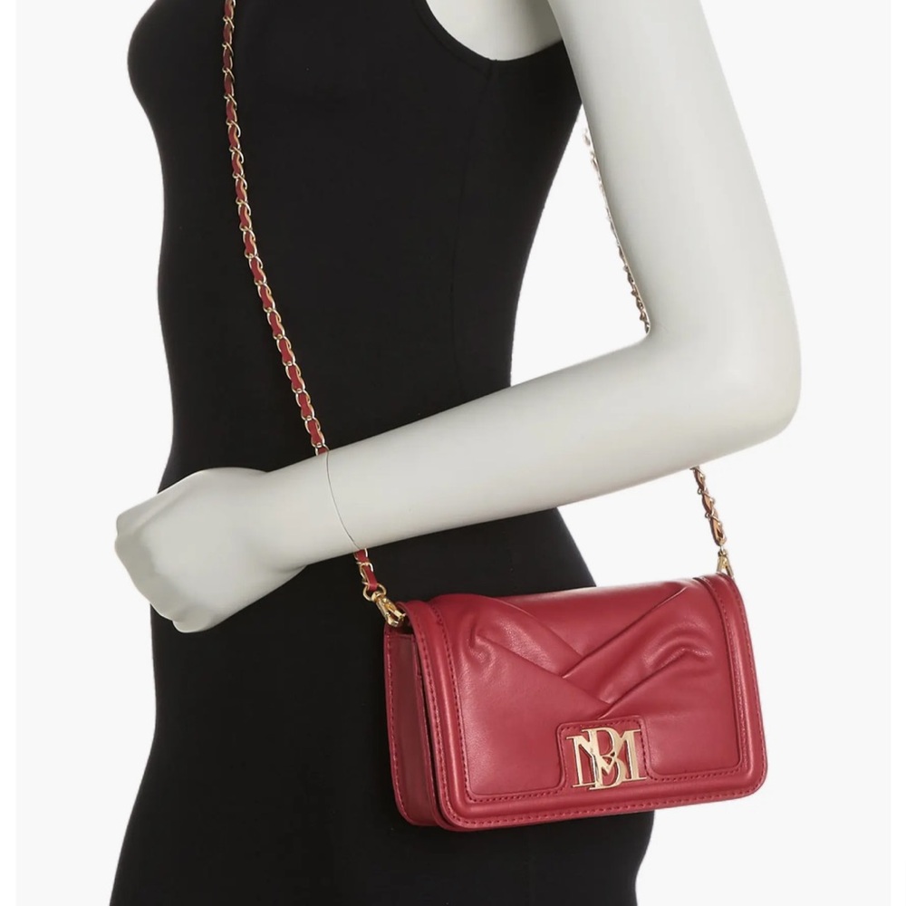 Badgley Mischka Collection Small Pleat Crossbody Bag